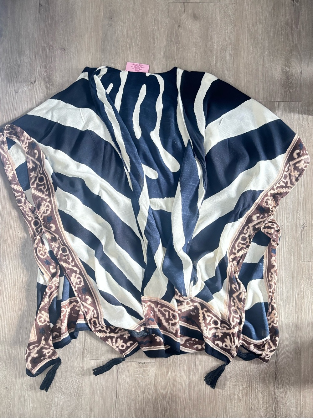 Theodora & Callum Open Front Ruana Kimono - Picture 3 of 8
